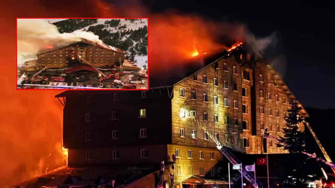 Kartalkaya Ski Resort Fire
