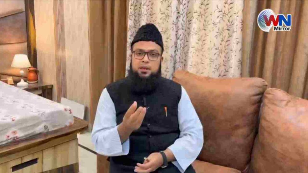 Maulana Ishaq Gora Video: मौलाना इस्हाक़ गोरा ने कहा कि “दूसरे धर्म की रस्मों में शामिल होना भाईचारा नहीं, बल्कि ईमान की कमज़ोरी और मुनाफ़िक़त है”